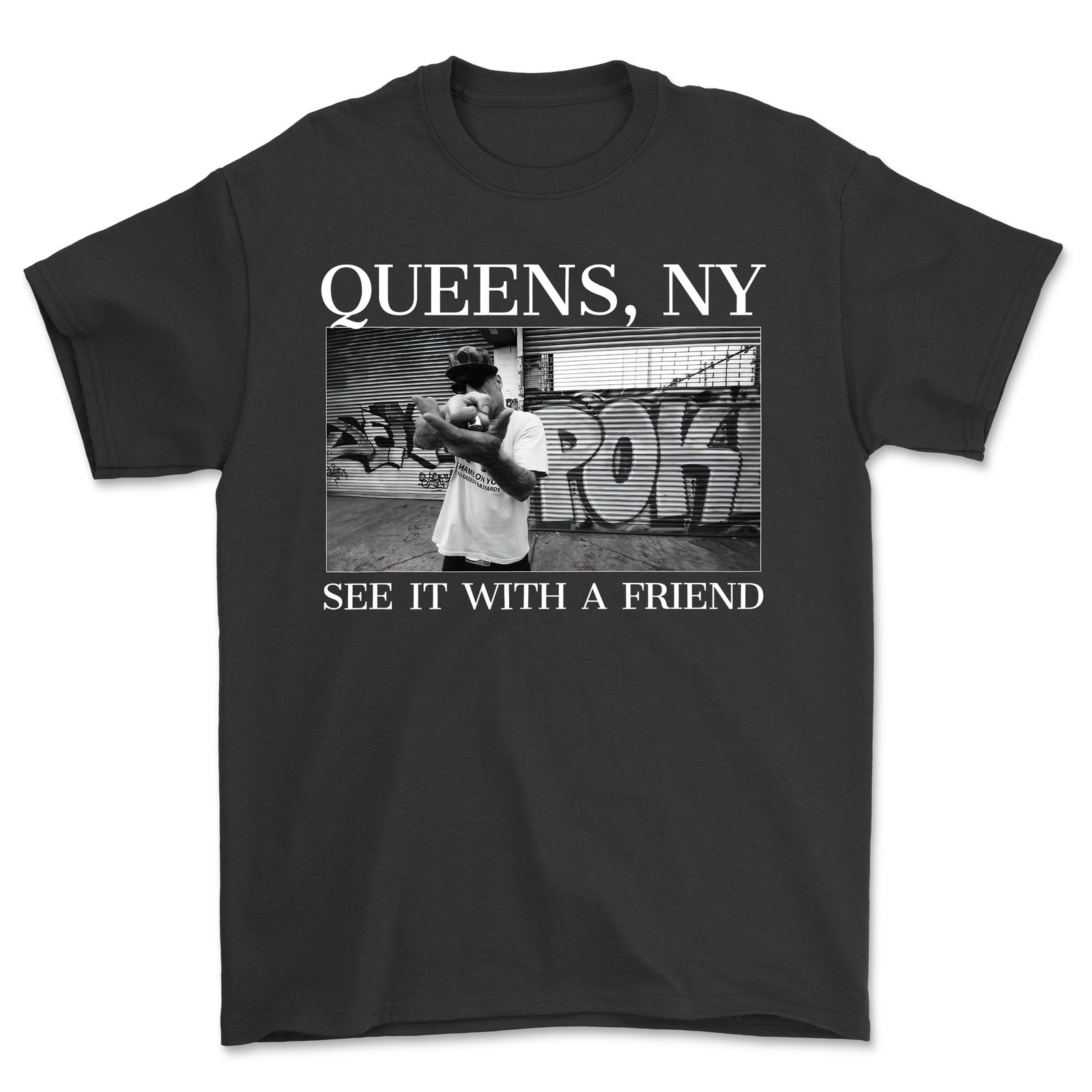 NYHC STREETWEAR QUEENS NY T SHIRT (IN STOCK) | GUTTER CHRIST NYHC STREETWEAR QUEENS NY T SHIRT (IN STOCK) | GUTTER CHRIST